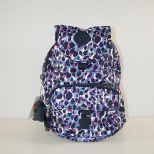 New Kipling queenie blended nylon backpack